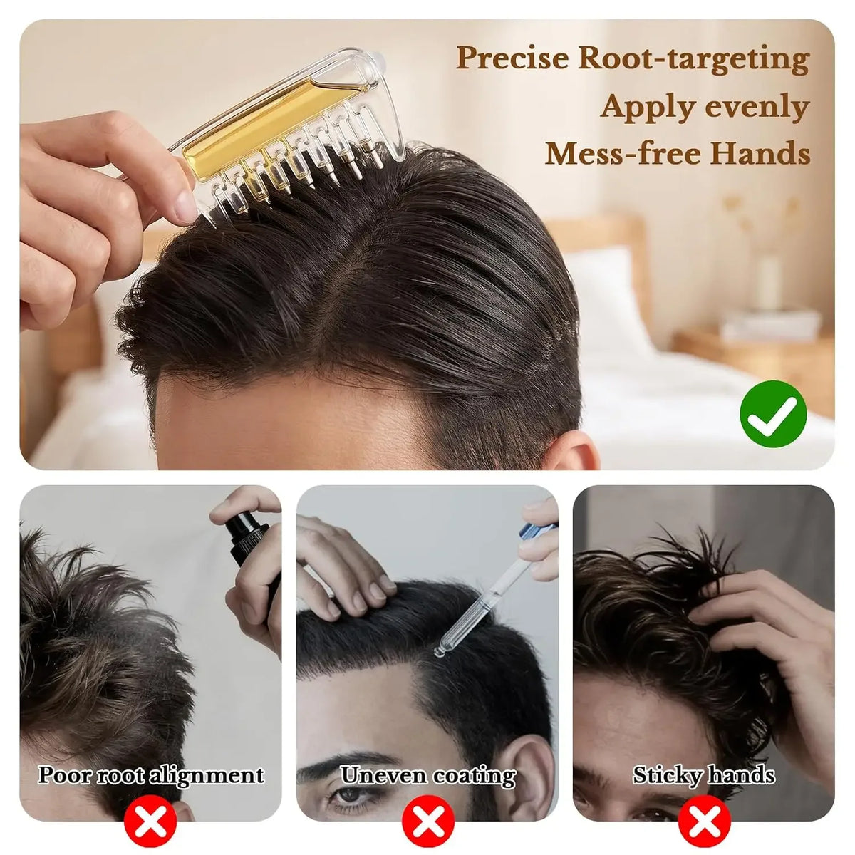 Scalp Oil Applicator Comb