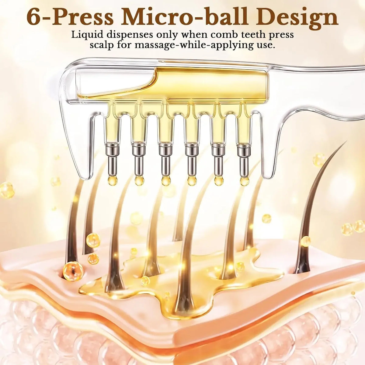 Scalp Oil Applicator Comb